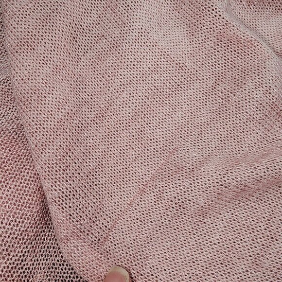 Women's H&M Divided Pink Blush Thin Sweater Cardigan Small Comfy Cozy Stylish - Picture 6 of 6